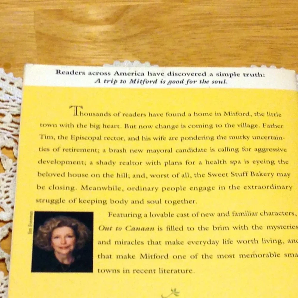 Book Sale! 3 for $10! Jan Karon - Out to Canaan, Mitford Series #4